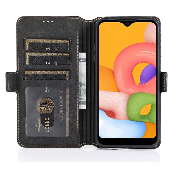 

горячая продажа роскошный чехол для samsunga01 чехол для телефона кожаный флип бумажник чехлы магнитный чехол для samsung coque hoesje capa