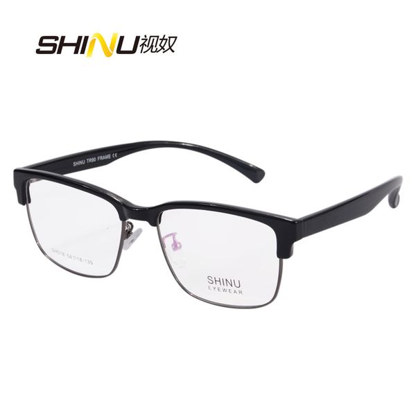 

tr90 optical eyeglasses frame women men prescription myopia eyewear frames, Black