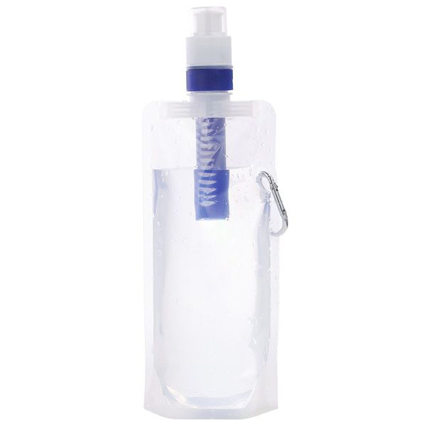 

foldable flexible water filter bladder water filtration bottle survival kit outdoor emergency survival camping soft flask