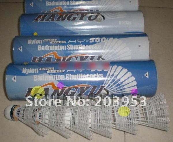 

genuine hangyu nylon ball hy-500 badminton shuttlecock shuttlecocks 1tube 6 balls
