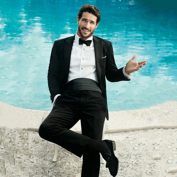 

summer beach men suits for wedding suits man blazers groom tuxedos black groomsmen suits 2piece coat trousers slim fit costume homme prom, Black;gray