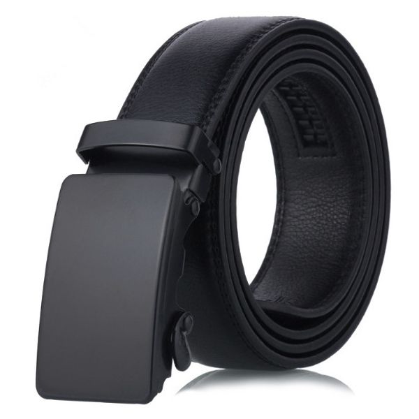 

genuine leather belts for men automatic male belts cummerbunds leather belt men dropshipping black belts cinturon hombre, Black;brown