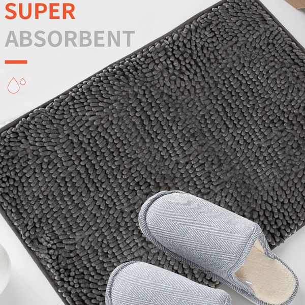 

chenille mattress water uptake home bright chenille carpet rug rectangle 40*60cm floor decoration mat sofa living room