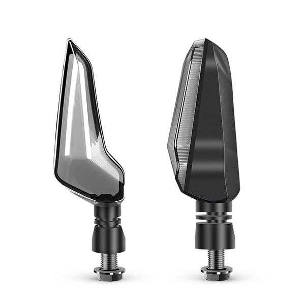 

1 pair led turn signal lights indicators rear view mirrors (l&r)kit for motorcycle