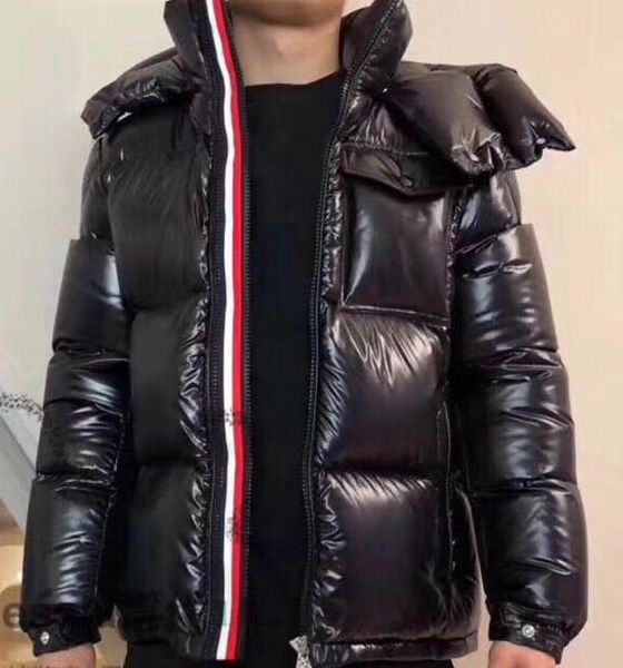 

2019 fa hion jacket men three color zipper bomber jacket french flag zipper men coat black down jacket montbeliard