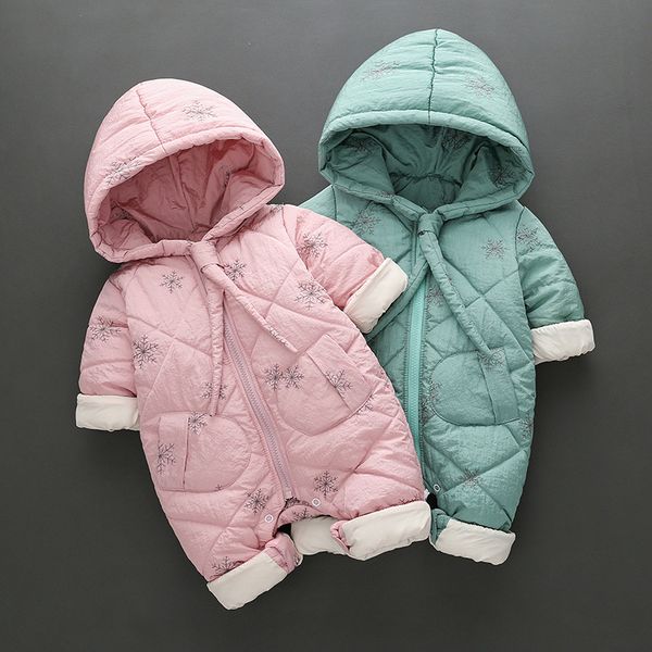 

осень и зима утолщение новорожденного сиамские одежды теплой осенью и зимней одежды для детей из одежды, Blue