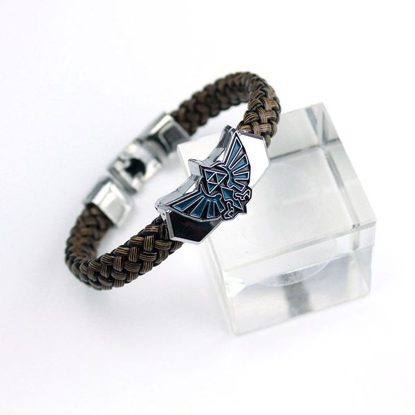 

the legend of zelda knit bracelet cosplay costumes accessories props black punk fashion bracelets anime