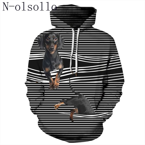 

n-olsollo 2018 autumn/winter fashion casual hoodies full sleeve thin sweatshirts sporting runs pullovers 3d print tracksuits, Black