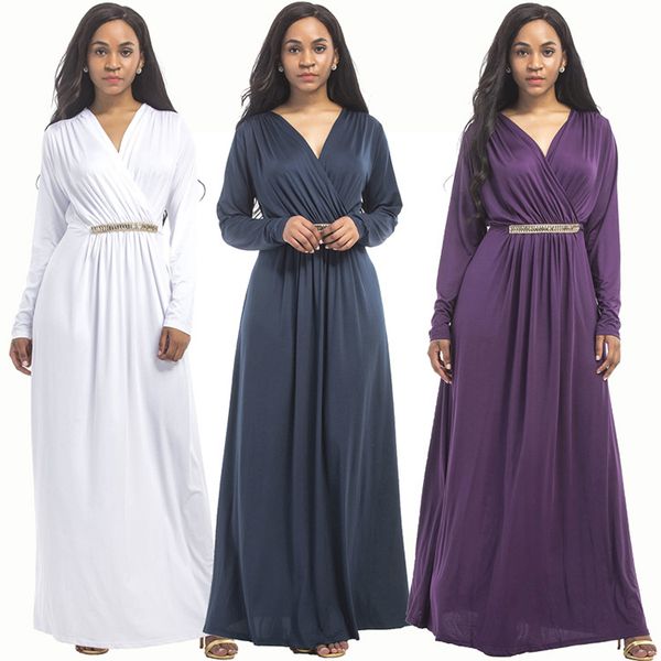 

ladies casual woman clothes summer dress women designer dresses long sleeves splicing ladies clothing plus size skirts for womens fashion, Black;gray