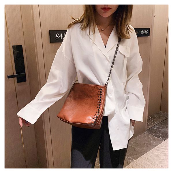 

laamei women autumn simple crossbody bag casual large capacity shoulder package pu leather crossbody bag female handbag