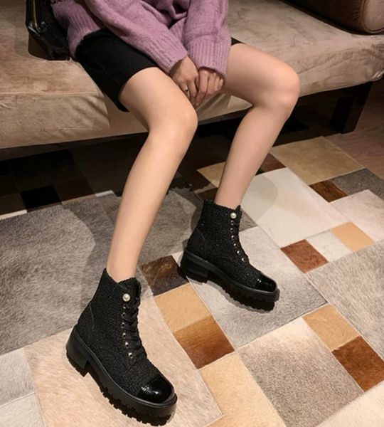 

martin boots female increase small classic classic fashion autumn and winter thick-bottomed locomotive foot small booties single product, Black