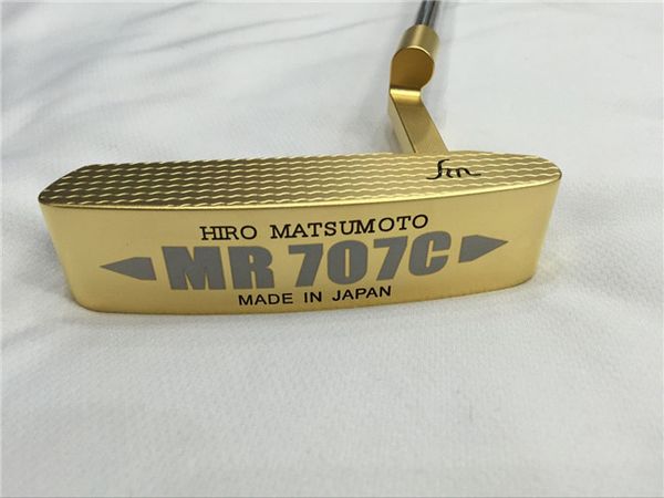 

hiro matsumoto mr707 putter gold hiro matsumoto golf putter golf clubs 33/34/35 inch length shaft with head cover
