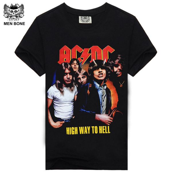 camiseta ac dc hombre