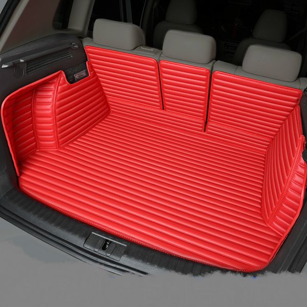 

full covered waterproof boot carpets durable custom special car trunk mats for mitsubishi asx galant lancer outlander grandis