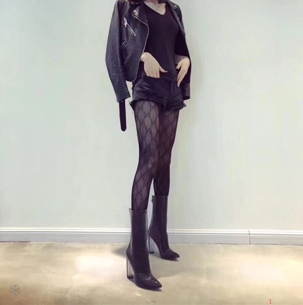 

ladies designer silk stockings brand socks womens hosiery fashion stockings transparent grid stockings female hosiery xy1862206, Black;white