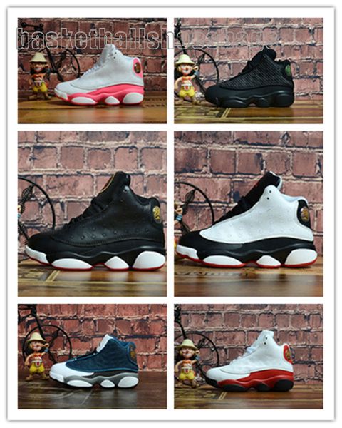 

wholesale kids xi 12s gym red kids basketball shoes navy blue snakeskin pink concord children 12boys