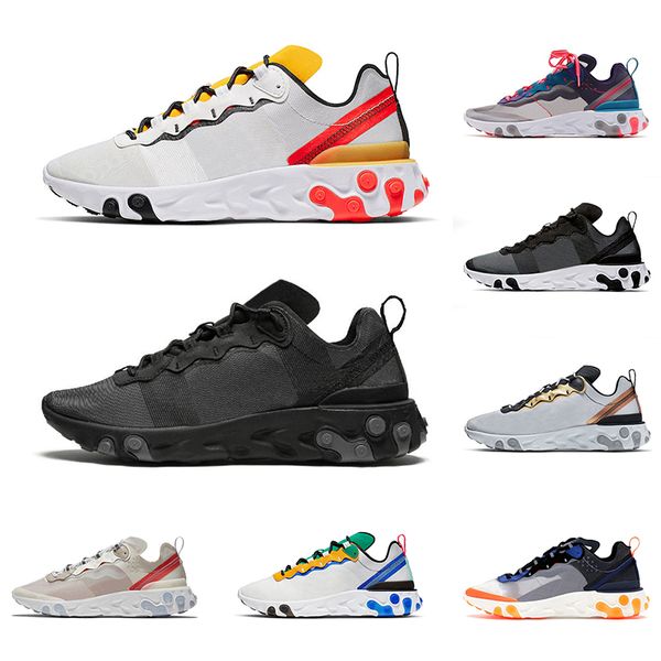 

fashion react element 87 55 running shoes men women sneakers bred camo team red triple black tour green mens trainers sports size 36-45