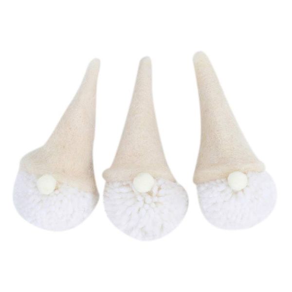 

hanging ornament faceless santa claus doll wool felt christmas tree pendant decorations christmas tree ornaments