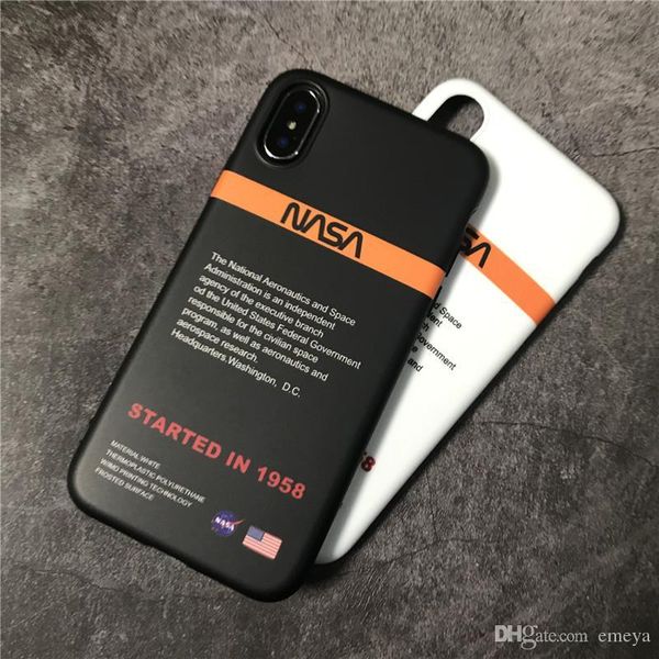 

us street trend astronaut space soft off silicon cover for iphone 11 pro 6 s 7 6s 7plus 8 8plus x xr xs white max phone coque