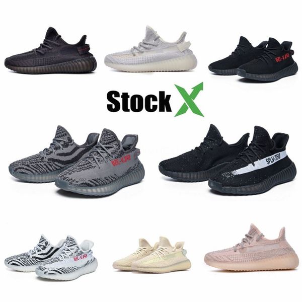 

kanye west black static antlia reflective designer shoes trfrm running shoes glow in the dark sesame men women sneakers #qa702