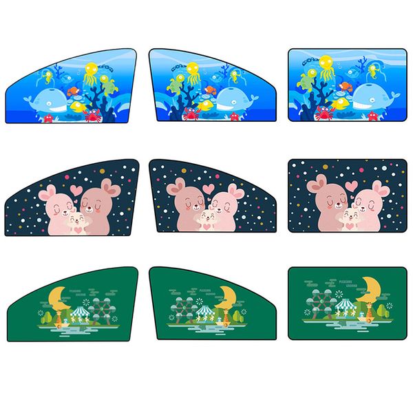 

universal car sun shade magnetic curtain cartoon children protector window sunshade cover curtain blinds cover sun shade