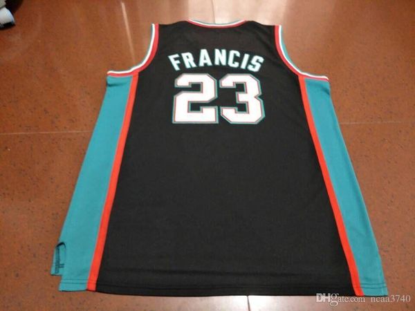

custom men youth women rare #23 steve francis college basketball jersey size s-4xl or custom any name or number jersey, Black
