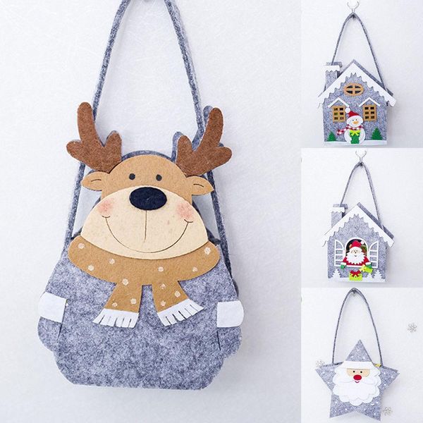 

christmas santa candy box favors gift bag elk pocket home party decor xmas 2018 stockings gift holders