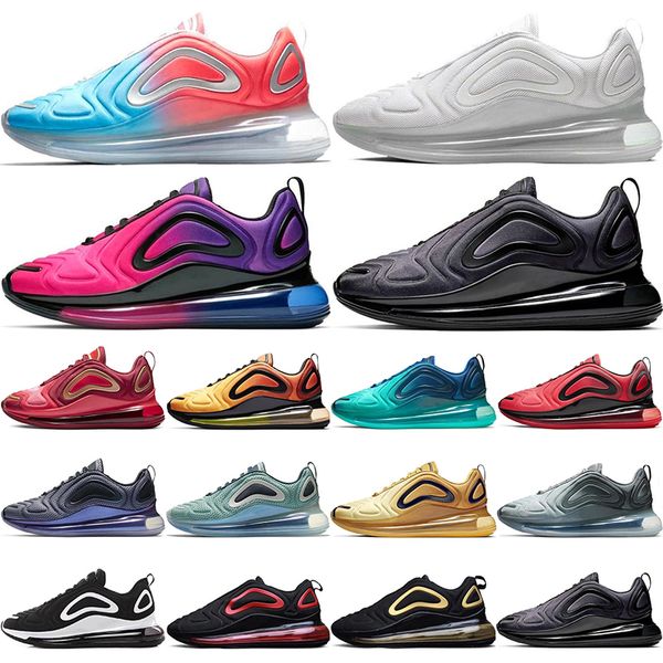 

running shoes men women northern lights day night sea forest pink sea black white red 72c sport designer trainers sneakers 36-45