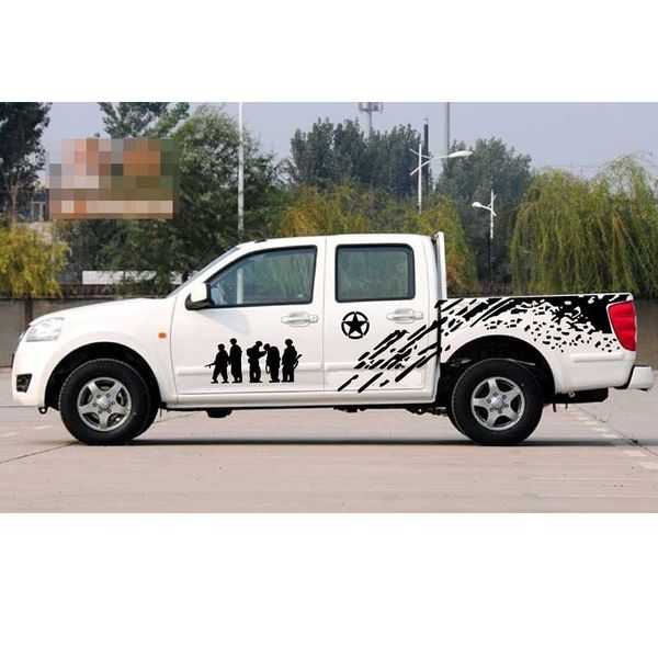 

pull decal stickers for pickup landlord jiangling brother war