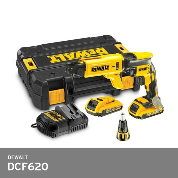 

Dewalt dcf620 18v 2x2 0ah drywall crew driver 1 4in 30nm bl motor charger ca e