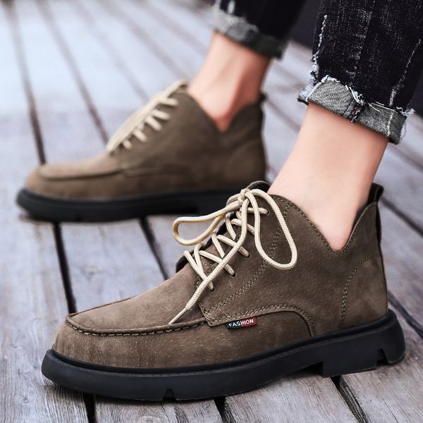 

fashion mens boots with fur genuine leather shoes men rubber ankle boot warm footwear casual shoe male botas sneaker big size 48, Black