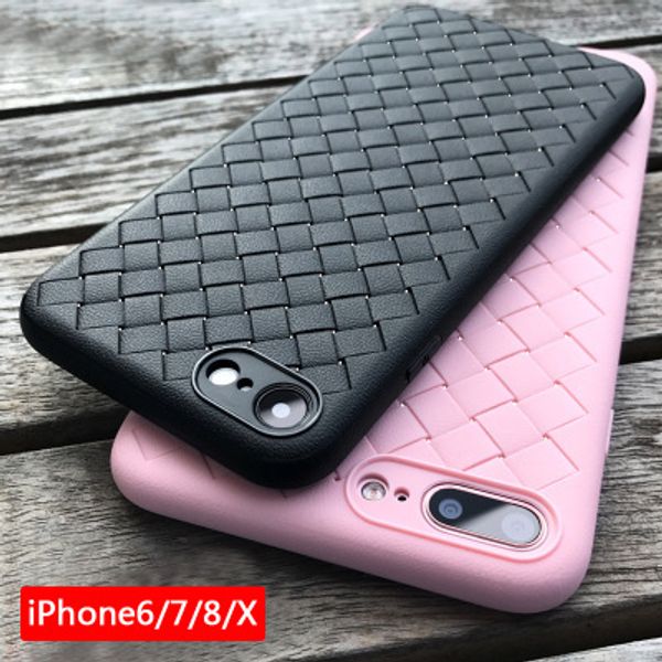 

whlolesale новый для iphone6 / 6s, 6p / 6sp, 7/8, 7 p/ 8p, x tpu ударопрочный трикотажный мобильный телефон оболочки протектор