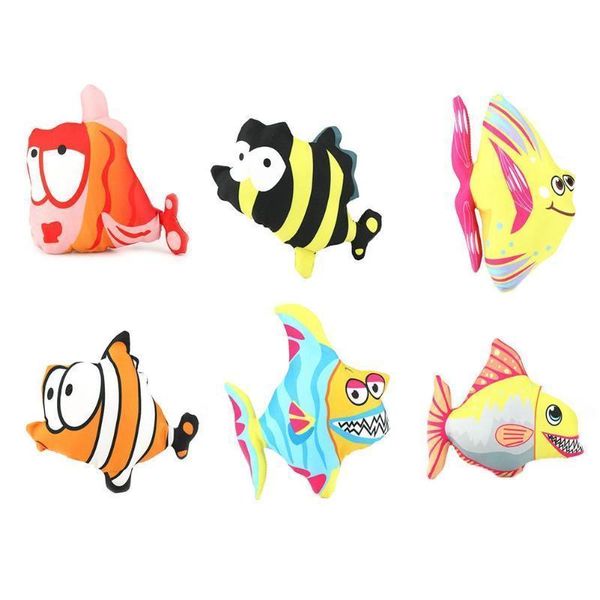 

stuffed fish cat toys cute cartoon stuffed fish toy for cat kitten teasing playing interactive teaser toys pet products