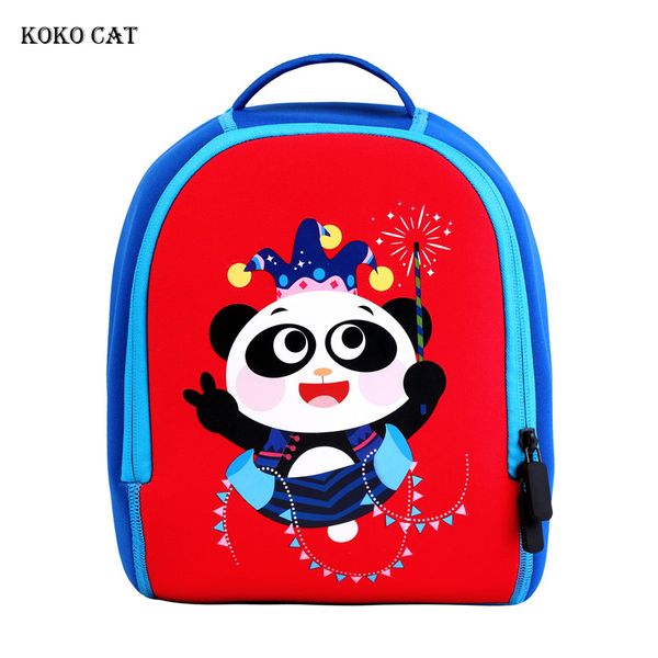 

koko cat 3d panda dinosaur unicorn cartoon kids school bag toddler baby bag kindergarten backpack mochila infantil escolares