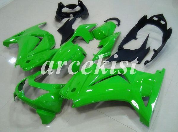 

new abs injection mold fairing kits for kawasaki ninja 250 2008 - 2014 zx 250r sport motorcycle fairings set ex250 08-14 light green