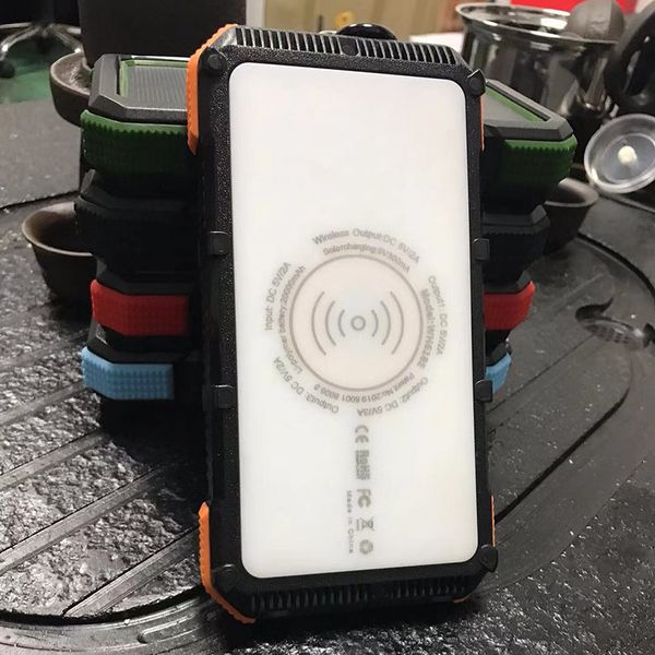 

portable lanterns camping solar wireless charging power supply treasure lamp