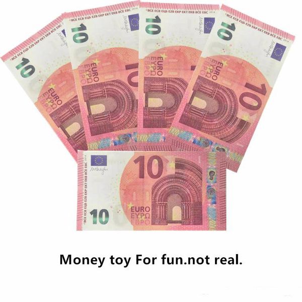 

In 2019 prop euro money 10 fake euro fake money counting kid money for movie film video