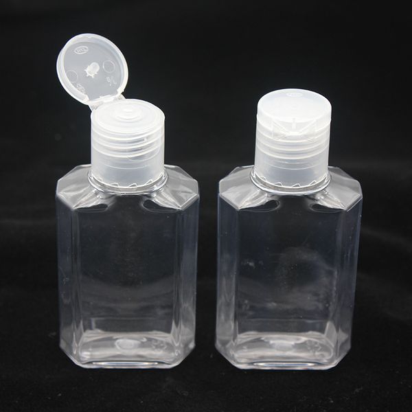 

60ml empty hand sanitizer gel bottle hand soap liquid bottle clear squeezed pet sub travel bottle