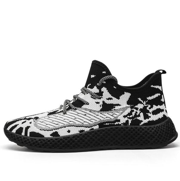 

low cut summer mesh breathable mens designer shoes lace up soft mens casual shoes spring fall casual shoes for men, Black
