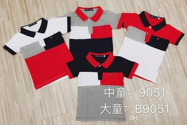 

Summer new children's fashion T-shirt comfortable upper body handsome short-sleeved beautiful women's pattern printing B9051