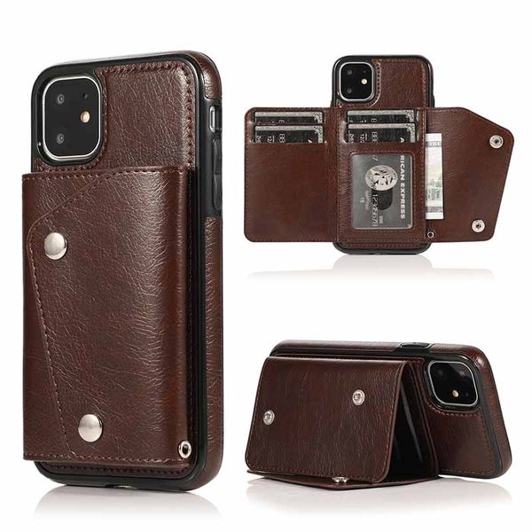 

for samsung galaxy s10 s9 s8 s7 note 10 9 8 plus a20 fashionable good-quality wallet style cards slot pu leather phone case