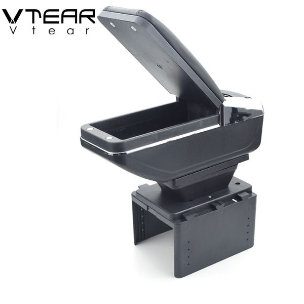 

vtear for kia spectra armrest central store content storage box cup holder ashtray car-styling interior accessories 2010-2018