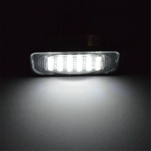 1 conjunto branco led luz da placa de licença para mercedes benz w203 lâmpada da placa do carro para benz w203 4 portas 2001-2007