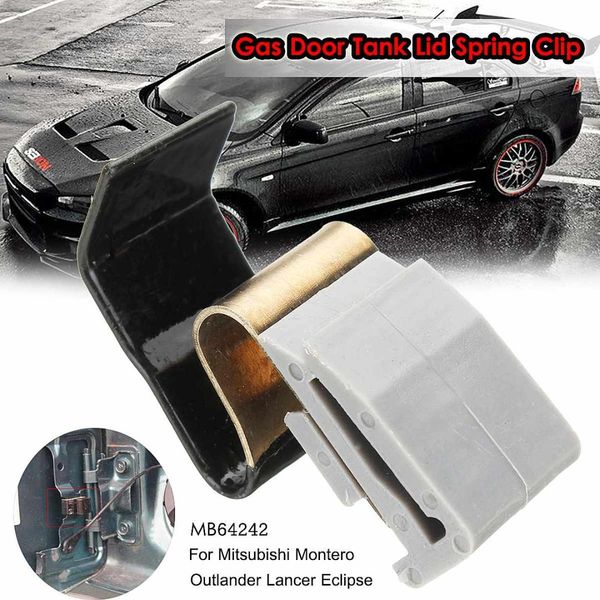 

mb64242 car fuel gas lid door spring clip for mitsubishi montero outlander lancer eclipse galant diamante 3000gt