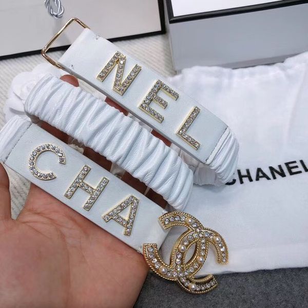 

2019 new fa hion ladie cry tal buckle ela tic belt ladie fa hion wild belt with box