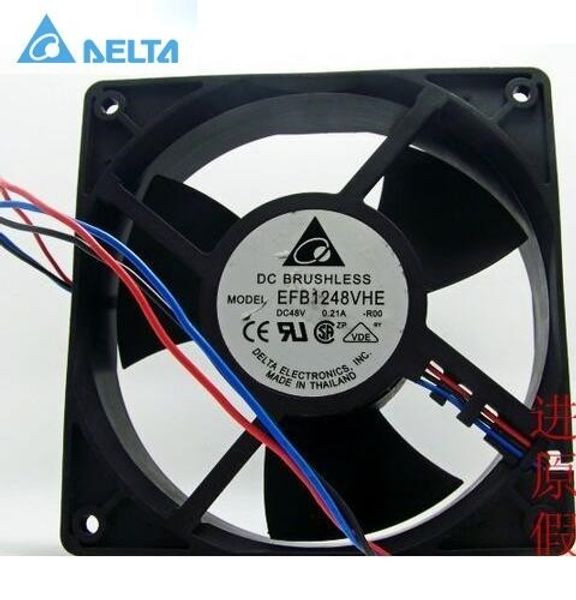 

delta efb1248vhe-roo 48v 0.21a 12038 12cm 3p axial cooling fan