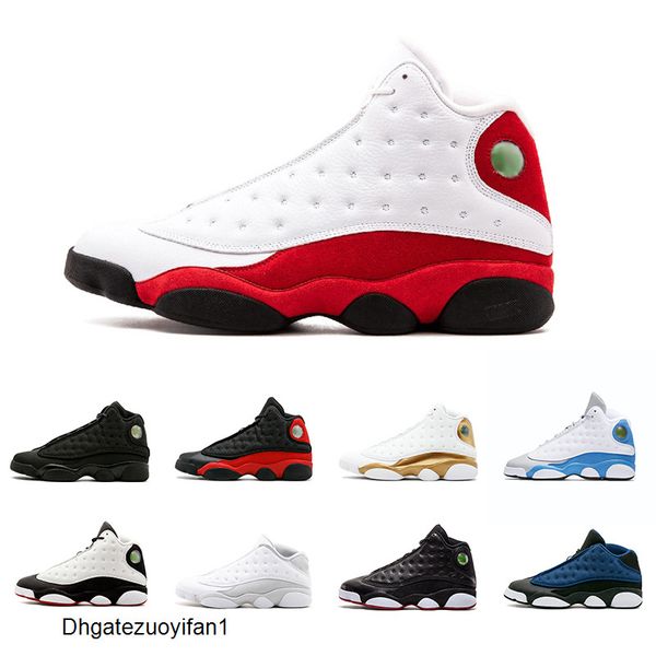 

новый 13 13s mens basketball обувь черный кот hyper royal оливковый пшеничный gs бордо dmp чикаго мужчины женщины 13s sports кроссовки обувь