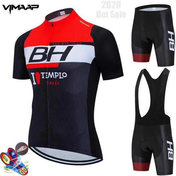 

bh 2020 men cycling sets triathlon bicycle clothing breathable mountain cycling clothes suits ropa ciclismo verano triathlon, Black;blue