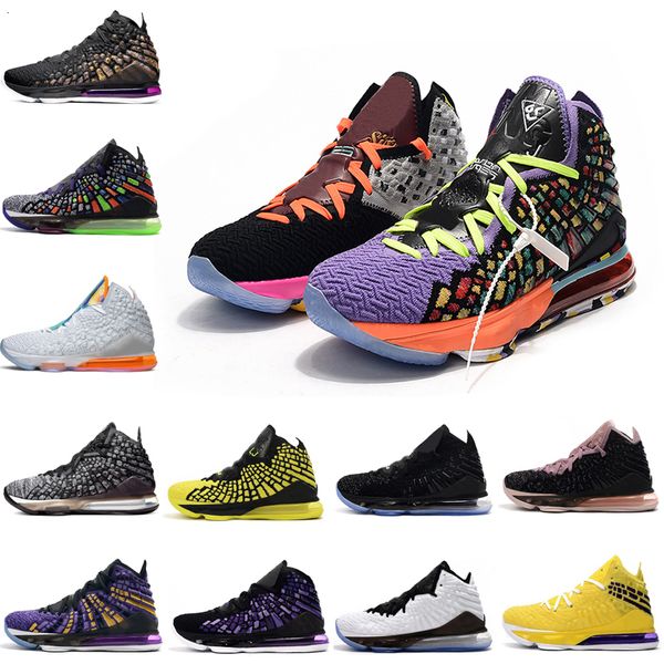 

men basketball shoes 17 17s xvii black white future red carpet purple yellow currency 2k mens trainers sport sneaker 7-12