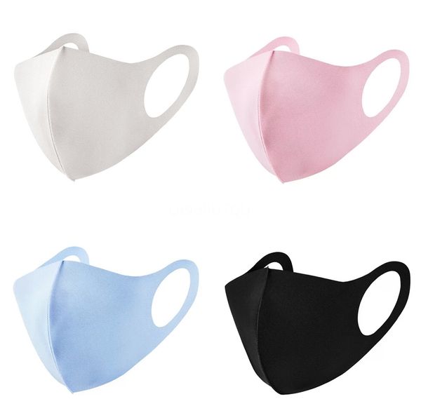 

party 20 1 pcs cute bear pegasus printing ice silk boy girls cartoon designer face masks washable reusable masks#252, Blue